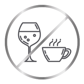 Canesten alcohol and caffeine refusal icon
