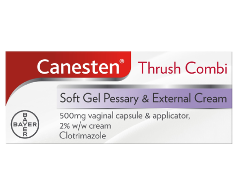 Thrush Combi Soft Gel Pessary & External Cream